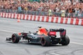 Bucharest, Romania - September 10 2022: Showrun Patrick Friesacher, Formula 1 Red Bull single seater RB7