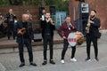 Bucharest, Romania, 21st of September: Mahala Rai Banda music band in Romania gypsy music