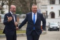 Manfred Weber arrives in Bucharest, 2024 EPP Congress, Bucharest, Romania