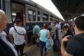 Warning Strike, Romanian Railway, Bucharest, Romania