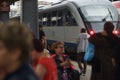 Warning Strike, Romanian Railway, Bucharest, Romania