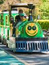 Train ride for kids and tourists in King Mihai I park Herestrau, in Bucharest