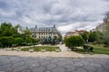 Urban Landscape in front if the National Theater of Bucuresti TNB, Bucharest