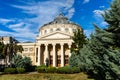 Bucharest Romanian Athenaeum or Ateneul Roman Bucuresti Royalty Free Stock Photo