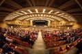 Bucharest Sala Palatului concert hall interior Royalty Free Stock Photo