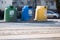 Bucharest selective garbage dumpsters