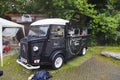 Old car transformed into an ambulant coffee shop