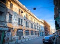 Bucharest old town street view