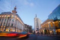 Bucharest at sunset