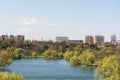 Bucharest View From Tineretului Park Royalty Free Stock Photo