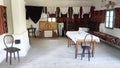 Bucharest village museum - interior details of peasants home from rural Romania