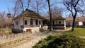 Bucharest Village Museum - old peasant houses from different geographic areas of Romania Royalty Free Stock Photo