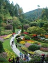 Buchart Gardens Victoria BC Royalty Free Stock Photo