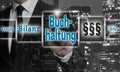 Buchhaltung in german Accounting, Help, balance sheet concept Royalty Free Stock Photo