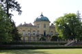 Buchlovice castle with garden Royalty Free Stock Photo
