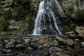 Bucias waterfall cascada in Onesti Bacau Romania