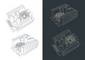 Buck Converter Step-down Power Supply Module Blueprints