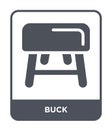 buck icon in trendy design style. buck icon isolated on white background. buck vector icon simple and modern flat symbol for web