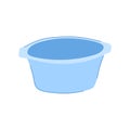 bucket basin plastic cartoon vector illustration