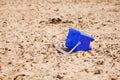 Bucket on beach