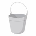 Bucket cartoon icon