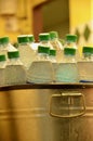 Bucket of Cold Water Bottles Royalty Free Stock Photo