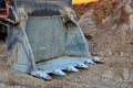 Bucket of an excavator Royalty Free Stock Photo