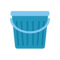 Bucket flat style icon vector design