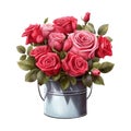 Bucket Full of Roses