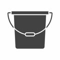 Bucket icon vector image.