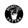 BUCKET LIST TATTOO STAMP VECTOR