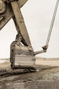 Bucket of a mining excavator with a mechanical drive