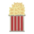 Bucket pop corn cinema graphic