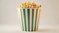 The bucket of popcorn.AI generated image Royalty Free Stock Photo