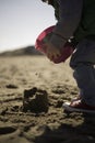 Bucket and sandcastle