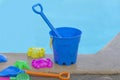 Bucket And Spades Set. Isolated Royalty Free Stock Photo