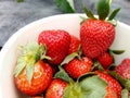 Bucket of Strawberries Royalty Free Stock Photo
