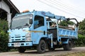 Bucket truck of Nongjom Subdistrict Administrative Organization Royalty Free Stock Photo