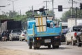 Bucket truck of Nongjom Subdistrict Administrative Organization Royalty Free Stock Photo