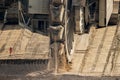 Bucket-wheel excavator mining.