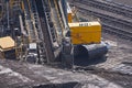 Bucket-wheel excavator, are used in German strip-mining operations Royalty Free Stock Photo