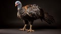 Buckeye Turkey: A Colorful Renaissance-inspired Studio Portrait