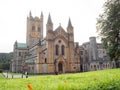 Buckfast Abbey front view. Home to a community of Benedictine monks