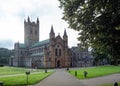 Buckfast Abbey front view. Home to a community of Benedictine monks