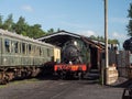 Class 45xx 5542 2-6-2T locomotive at South Devon Railway, BUCKFASTLEIGH, DEVON, UK