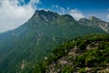 The Buckhorn Ridge of Qinling Mountain Royalty Free Stock Photo