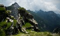 The Buckhorn Ridge of Qinling Mountain Royalty Free Stock Photo