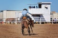 Bucking Bronc Horse At Country Rodeo Royalty Free Stock Photo