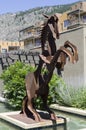 Metal Horse sculpture