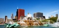 Buckingham Fountain, Chicago Ilinois Royalty Free Stock Photo